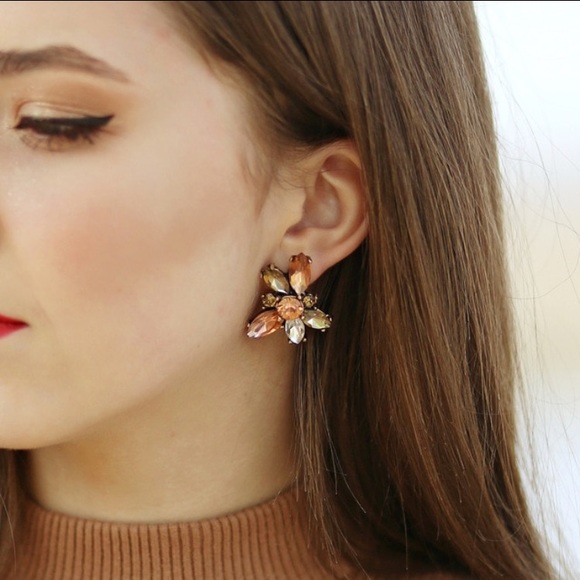 Just In! 🆕 DANICA Crystal Statement Earrings - Picture 2 of 7